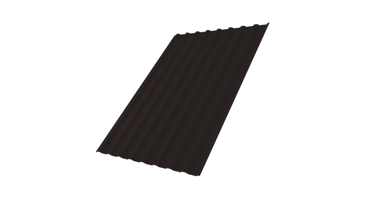 Профнастил С20В GL 0,5 Rooftop Бархат RAL 9005 черный