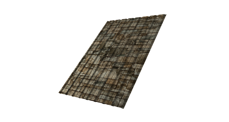 Профнастил С10В 0.45 Print Elite с пленкой Fine Stone TwinColor