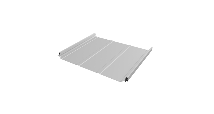 Кликфальц Pro Line Grand Line 0,45 Drap TX с пленкой на замках RAL 7047 телегрей 4