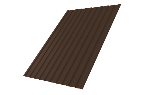 Профнастил С8А 0,5 Satin RAL 8017 шоколад