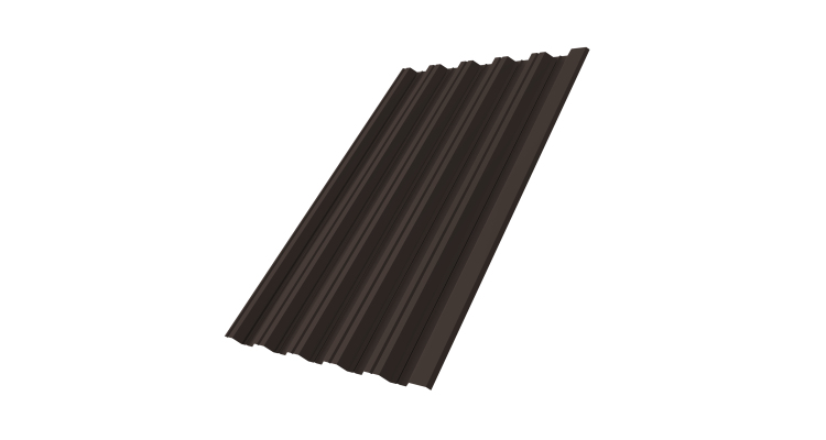 Профнастил HC35R Grand Line 0,5 Drap TX RR 32 темно-коричневый