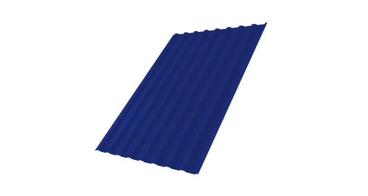 Профнастил С20В 0,45 PE RAL 5002 ультрамариново-синий