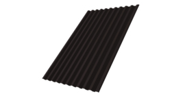 Профнастил С21R 0,45 PE RAL 9005 черный