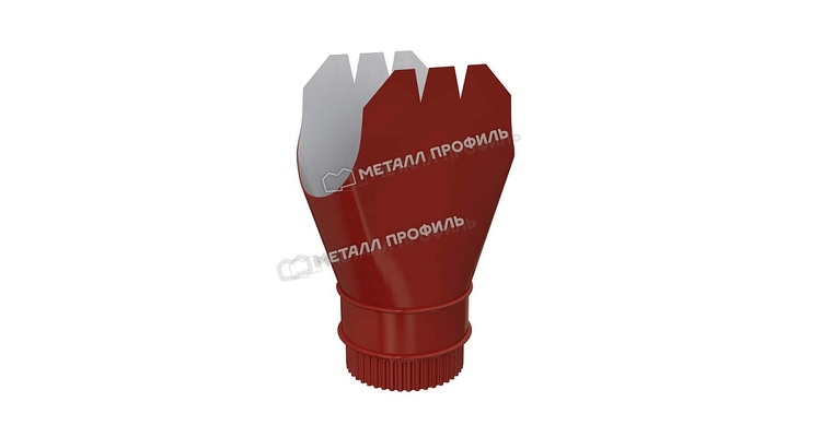 Воронка выпускная Металл Профиль ПРОЕКТ D185х150 RAL 3011