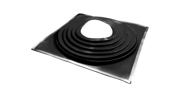 Проходной элемент MF комби №11 (585-1050мм) +185 EPDM (с хомутом) черный