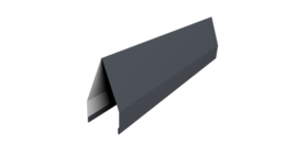 Ламель забора жалюзи Tokyo 0,5 PurPro с пленкой RAL 7024 мокрый асфальт