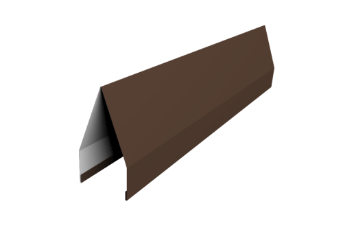 Ламель забора жалюзи Tokyo 0,5 Drap с пленкой RAL 8017 шоколад