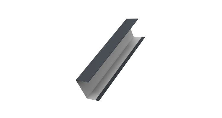 Крышка жалюзи Milan,Tokyo 0,5 Drap RAL 7024 мокрый асфальт (2,5м)