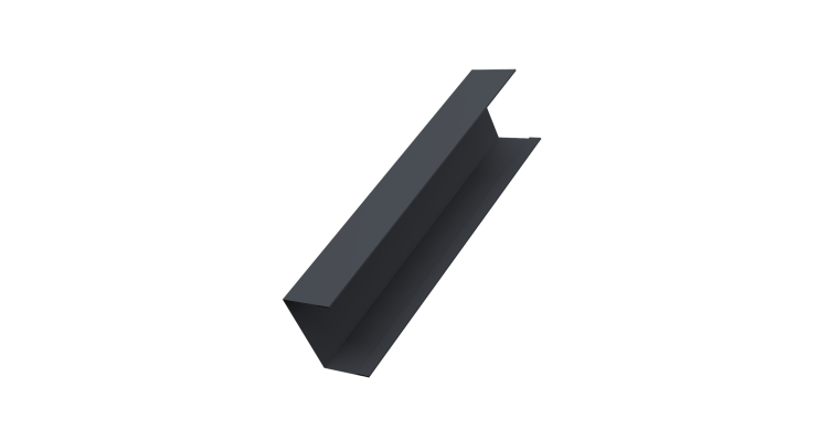 Крышка жалюзи Milan, Tokyo для калиток, ворот 0,45 Drap-double TX RAL 7024 мокрый асфальт (3м)