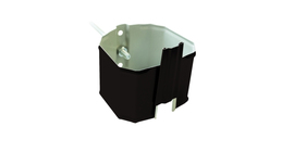 Кронштейн трубы на кирпич прямоугольный Vortex Matt RAL 9005