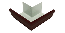 Угол желоба внешний Vortex Matt 90гр 127мм RAL 8017