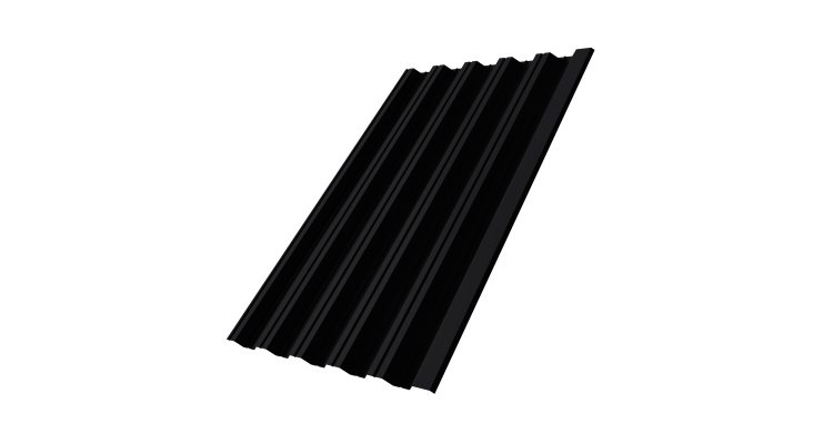 Профнастил HC35R 0,45 Drap RAL 9005 черный 